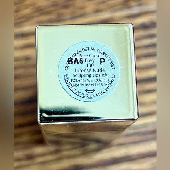 Estee Lauder Pure Color Envy Sculpting Lipstick, 0.12 oz. Intense Nude 130 - Picture 4 of 4